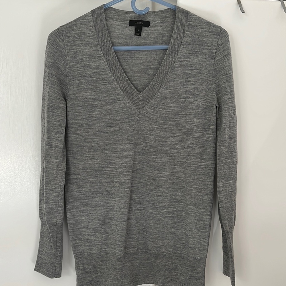 JCrew v neck merino sweater
